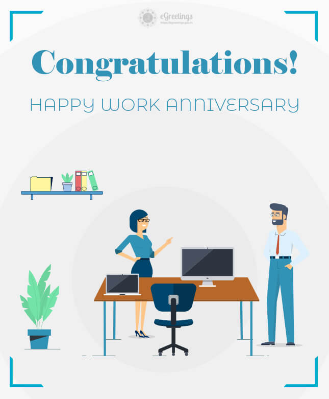 Work Anniversary | eGreetings Portal